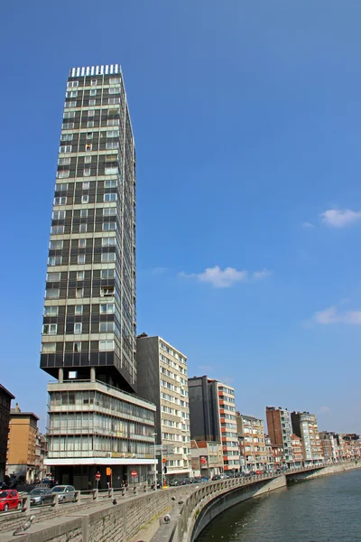 Highrise building in Liège — Stockfoto