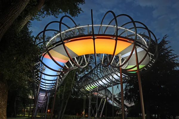 Slinky bridge in Oberhausen — Stock Photo, Image