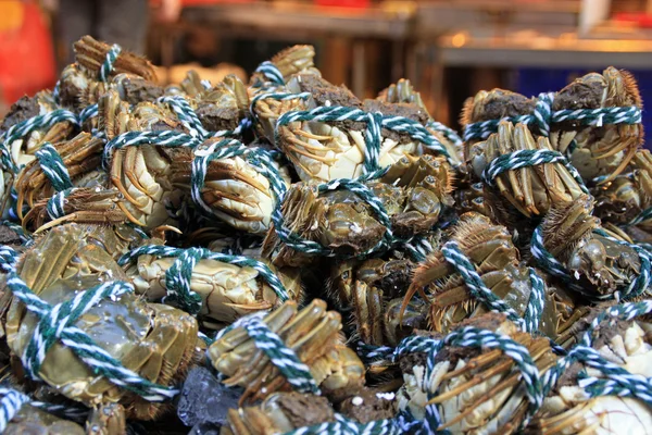 魚市場でカニ — ストック写真
