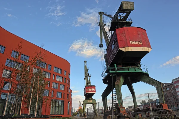 Duisburg inner harbour — Stock Photo, Image