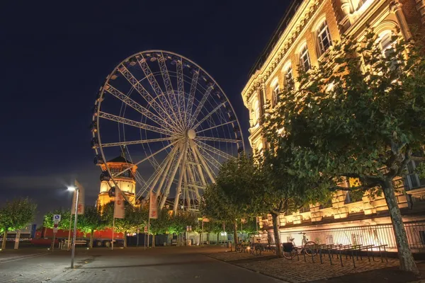 Giant wheel in Düsseldorf — Stock Photo, Image