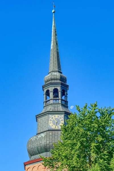 Alter Kirchturm Der Altstadt Von Stade — Stockfoto