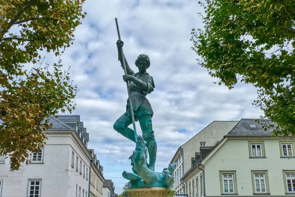 Historical Statue Centre Limburg Lahn — Stock Photo, Image