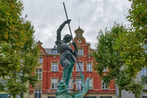 Historisk Skulptur Limburg Der Lahn — Stockfoto