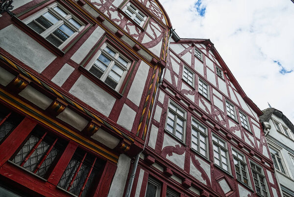 Beautiful historical facades in Limburg an der Lahn