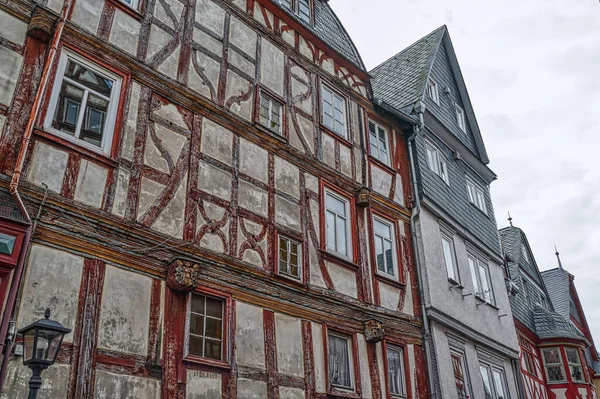 Façade Historique Colombages Limbourg Der Lahn — Photo