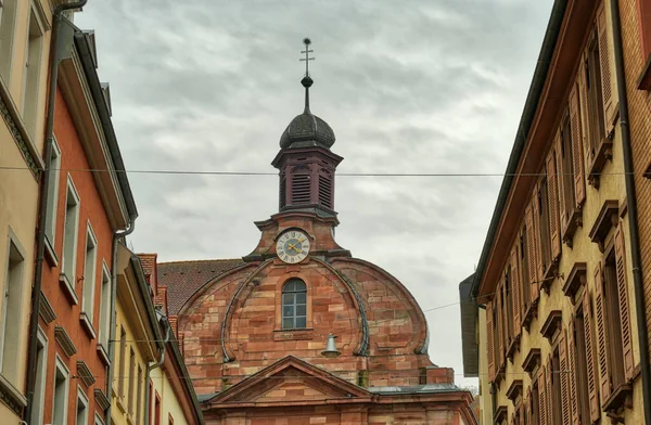 Gereja Pusat Sejarah Heidelberg — Stok Foto