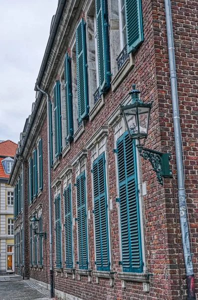 Museo Storico Lampione Nel Centro Storico Dusseldorf — Foto Stock