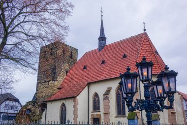 Westerholt, Herten 'deki eski köy tarihi kilise ve harabe.