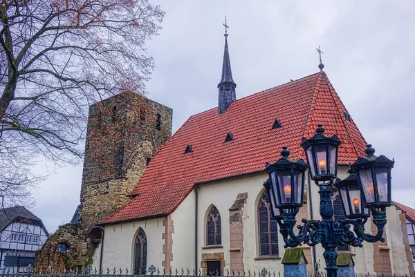 Historický Kostel Zřícenina Staré Vesnici Westerholtu Herten — Stock fotografie