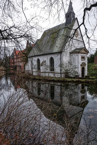 Chapel Historical Moated Castle Herten — стоковое фото