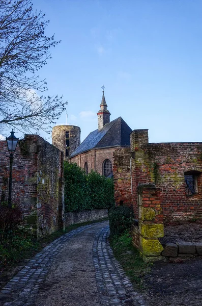 Historische Kerk Toren Liedberg Bij Korschenbroich — Stockfoto