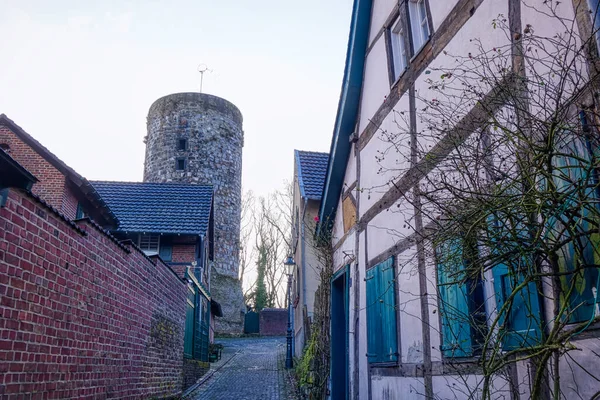 Ιστορικό Χωριό Ημι Ξύλινα Σπίτια Στο Liedberg Κοντά Στο Korschenbroich — Φωτογραφία Αρχείου