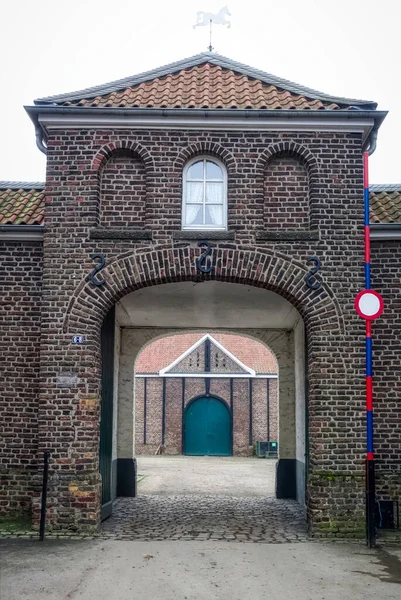 Molino Histórico Granja Con Café Centro Antiguo Krefeld Linn — Foto de Stock