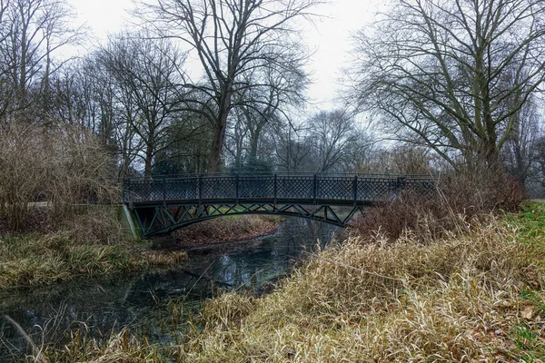 Park Mostem Krefeld Linn — Zdjęcie stockowe