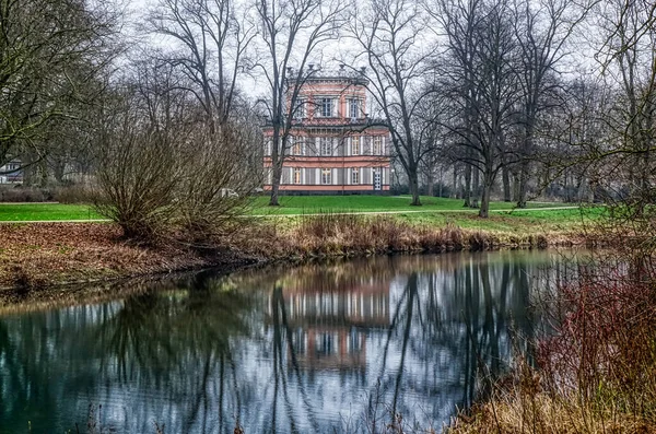Castillo Histórico Parque Krefeld Linn —  Fotos de Stock