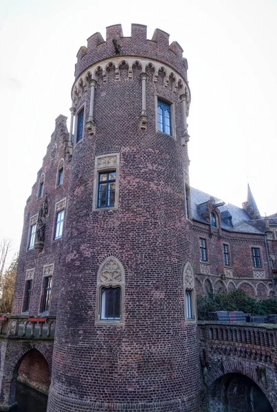 Toren Van Een Historisch Kasteel Bergheim Paffendorf — Stockfoto