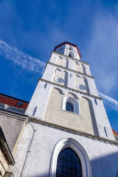 Historischer Kirchturm Der Xantener Altstadt — Stockfoto