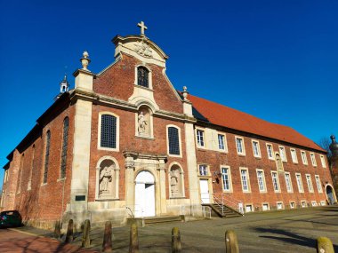 Borken 'deki güzel tarihi kilise binası