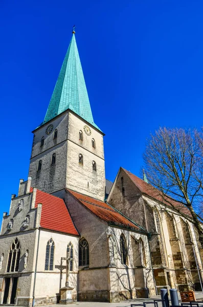 Alte Kirche Der Borkener Altstadt — Stockfoto