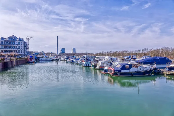 Binland Yacht Harbour Destination Canal Bergkamen — Stock Photo, Image