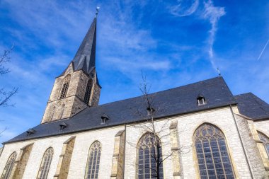 Werne 'de tarihi bir kilise manzarası