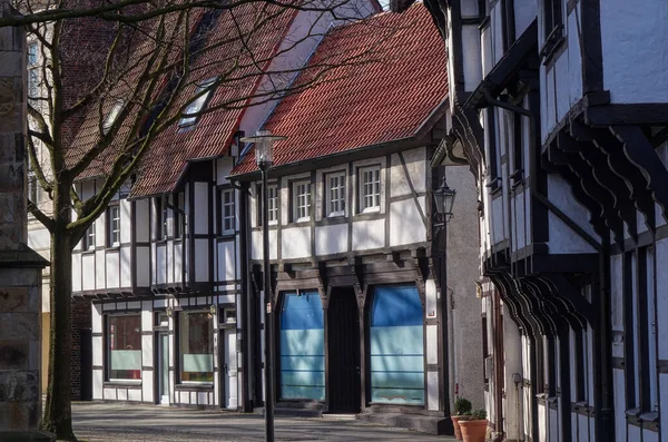 Casas Históricas Meia Madeira Cidade Velha Werne — Fotografia de Stock