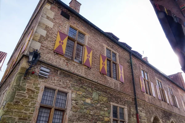 Maisons Historiques Dans Vieux Centre Werne — Photo