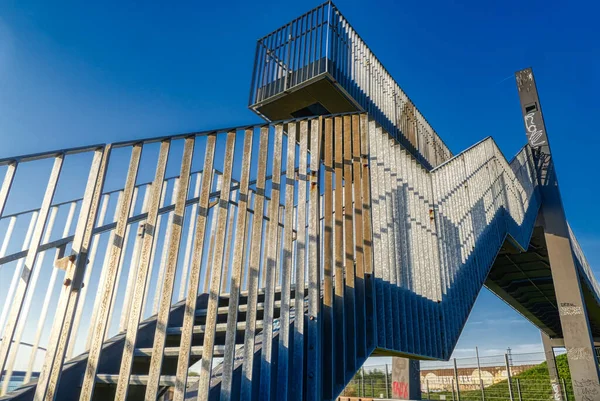 Stairway Vantage Point Rhine Park Duisburg Hochfeld — Foto de Stock