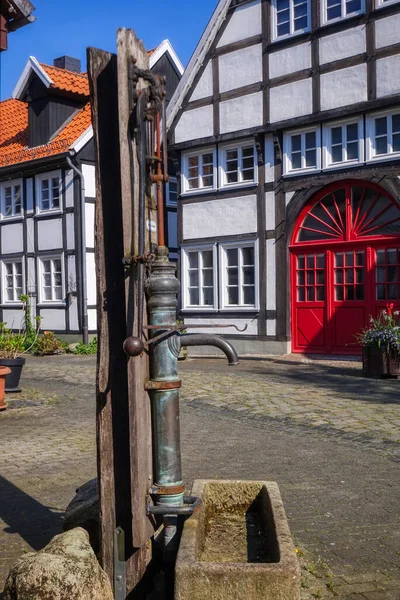 Fountain Pump Historical Centre Rheda Wiedenbrck — стоковое фото