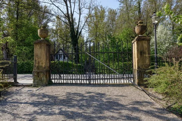 Gate Historical Castle Park Rheda Wiedenbrck — Foto de Stock