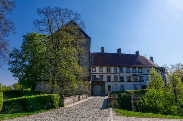 Eingang Eines Historischen Schlosses Rheda Wiedenbrck — Stockfoto