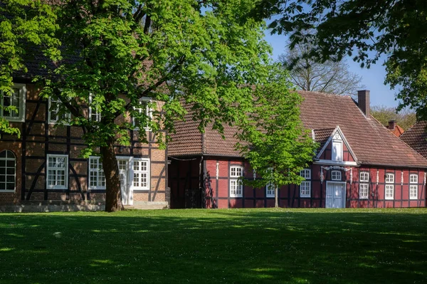 Történelmi Épületek Rheda Wiedenbrck Parkban — Stock Fotó