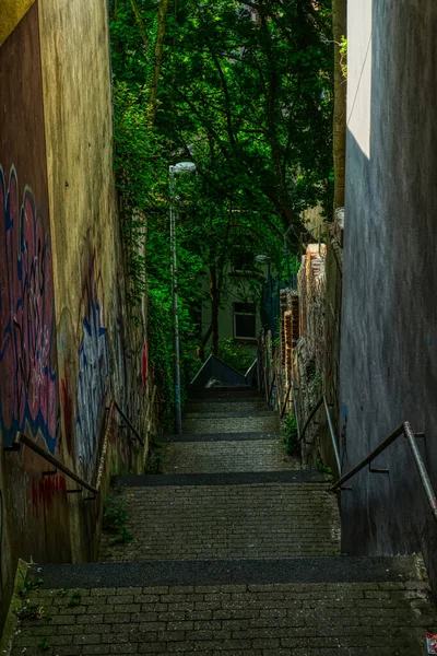 Famous Stairway Downtown Wuppertal — Stock fotografie