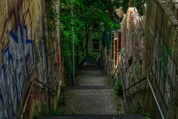 Old Stairway Downtown Wuppertal — Stock fotografie