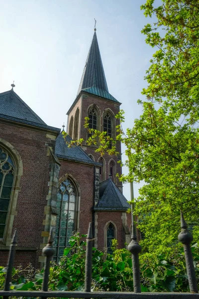 Historická Kostelní Věž Wuppertalu Elberfeldu — Stock fotografie