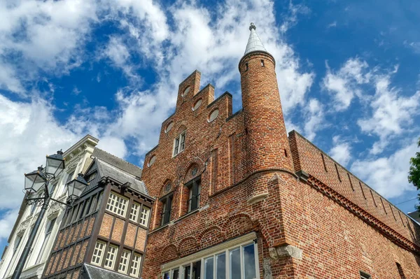 Historický Nejstarší Zděný Dům Tržišti Shertogenbosch — Stock fotografie