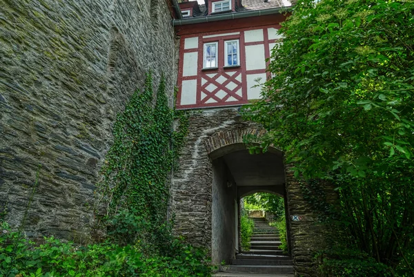 Średniowieczna Brama Zamku Bacharach — Zdjęcie stockowe