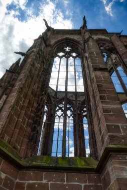 Bacharach 'taki tarihi kilise harabesi.