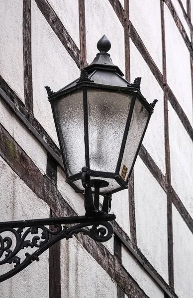 Vieille Lanterne Dans Centre Historique Hamelin — Photo