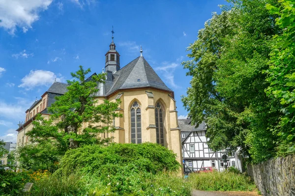Lieu Vert Église Historique Dans Vieux Centre Wetzlar — Photo