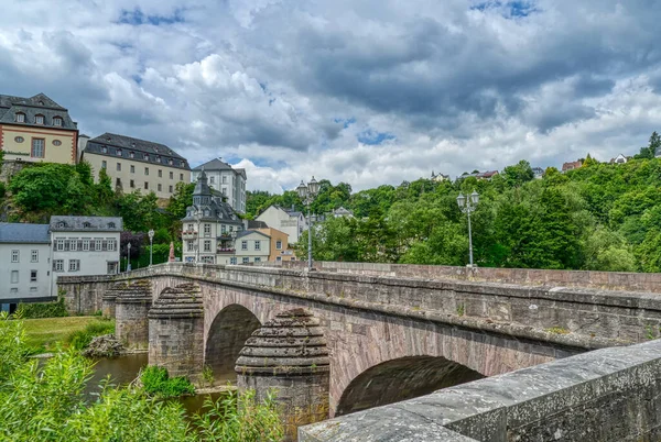 Old Bridge Historical Centre Weilburg — Zdjęcie stockowe