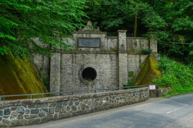 Weilburg 'daki tarihi gemi tüneli.