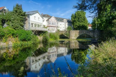 Essen Kettwig ve tarihi bir köprü