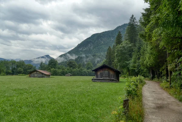 Hiking Trail Huts Karwendel Hiking Region Mittenwald — Photo