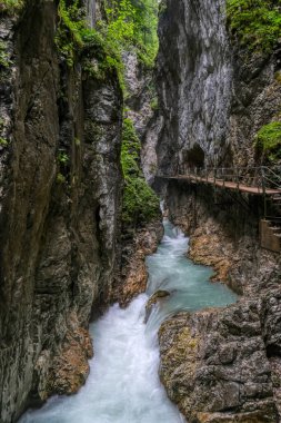 Hiking tour in the Leutasch gorge near Mittenwald