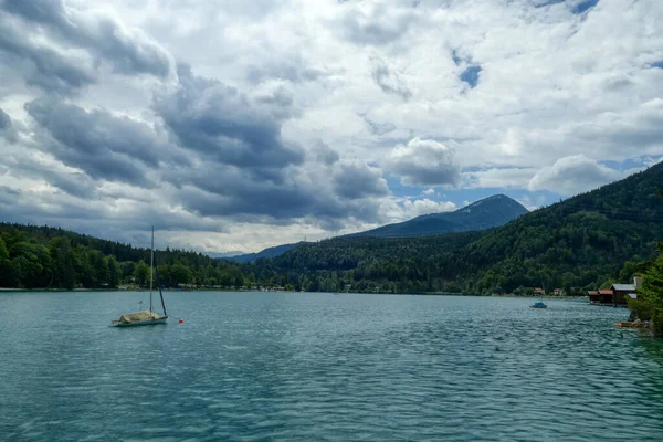 View Lake Walchensee Alps — Photo