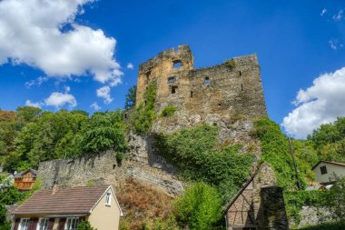 Historical castle ruin in Balduinstein