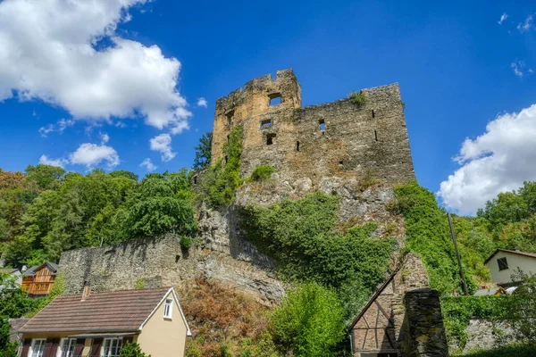 Historical Castle Ruin Balduinstein — Foto de Stock