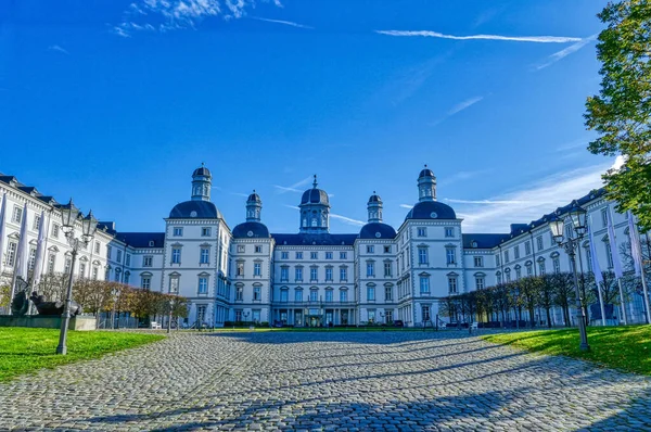 Panoramautsikt Över Ett Historiskt Slott Bensberg — Stockfoto